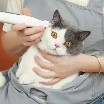 Anti-Fur Cat Apron Kangaroo Pocket Cat Lover Smock Pet Grooming Wearable Cat Accessories New Design Durable Material