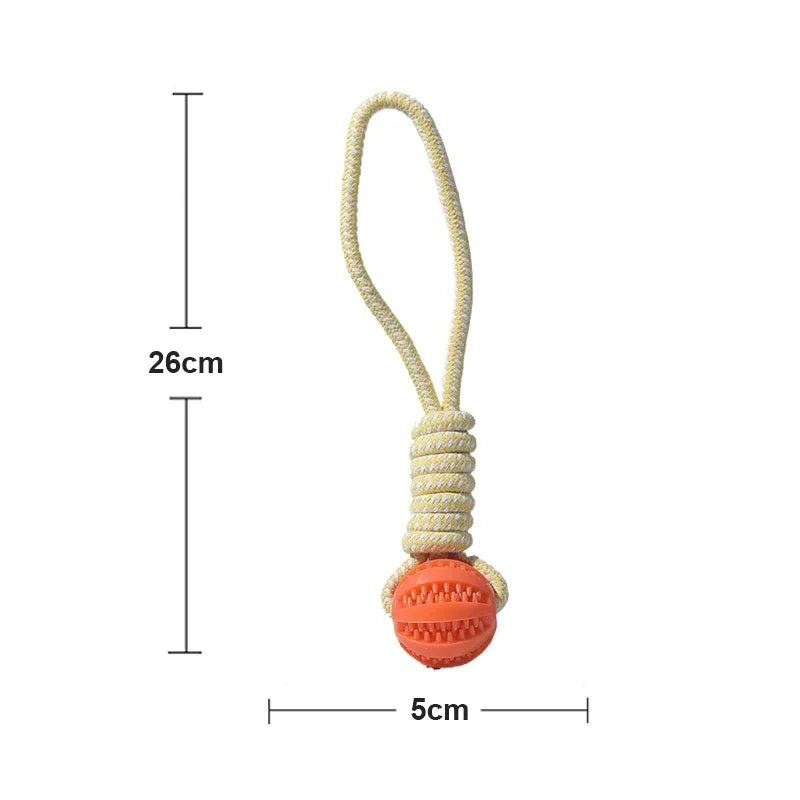 CANBOUN Pet Dog Toys Cat Puppy Sounding Toy Polka Squeaky Tooth Cleaning Ball