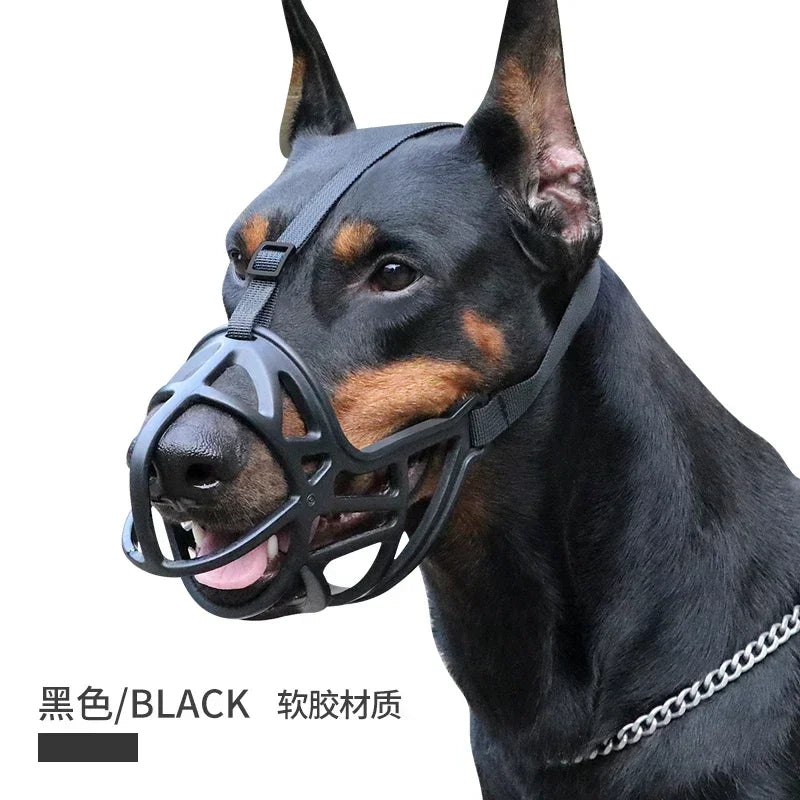 Medium and Large Dog Muzzle Golden Retriever Labrador Doberman Breathable Mouth Cover Dogs Accessories Pet Supplies