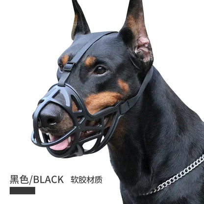 Medium and Large Dog Muzzle Golden Retriever Labrador Doberman Breathable Mouth Cover Dogs Accessories Pet Supplies