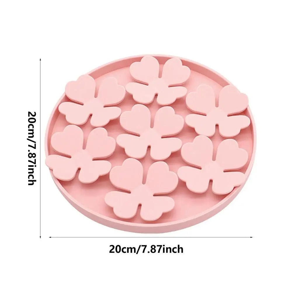 Dog Lick Mat Dogs Cats Slow Food Bowls With Suction Cup