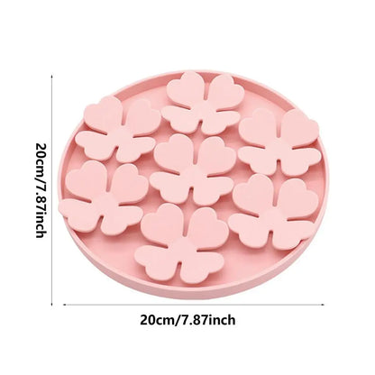 Dog Lick Mat Dogs Cats Slow Food Bowls With Suction Cup