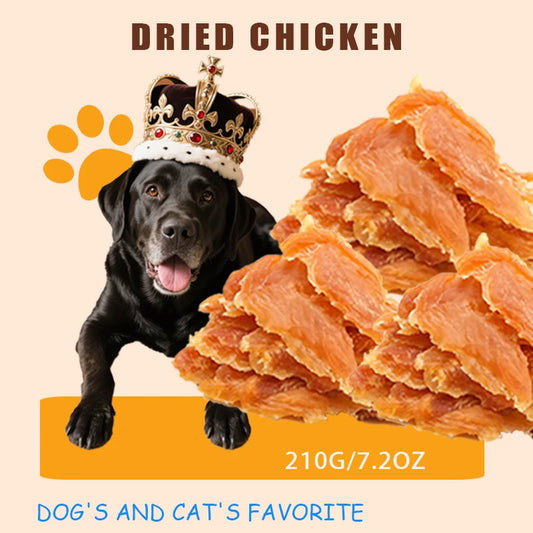 Chicken Jerky Dog Treats, Made with 100% Real Chicken Breast