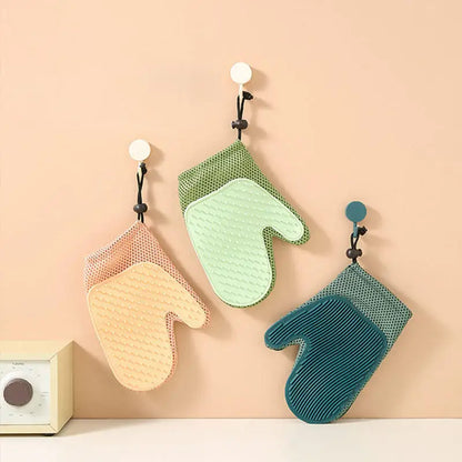 Pet Hair Glove Comb Dog Cat Grooming Cleaning Glove Deshedding Hair Remover Massage Brush Animal Supplies Cat Accessoies-1/3Pcs