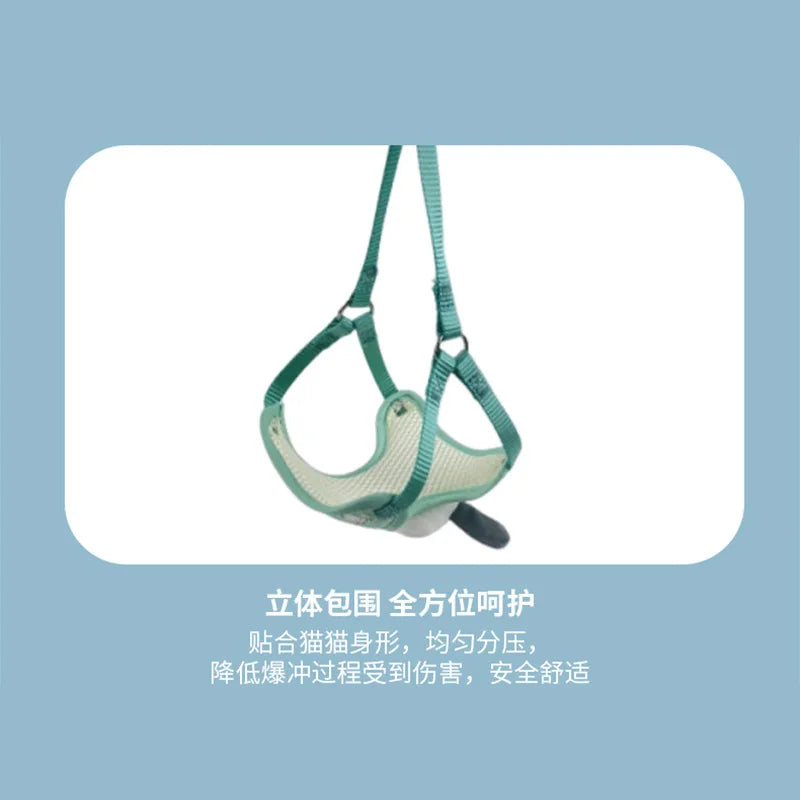 New Sanrio Kuromi Cinnamoroll Anime Pet Traction Rope Vest Explosion-proof  Sturdy and Durable Outdoor Cat and Dog Traction Rope