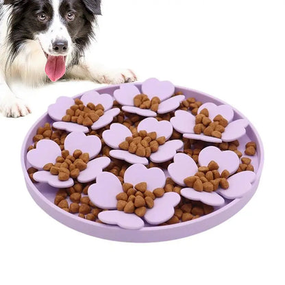 Dog Lick Mat Dogs Cats Slow Food Bowls With Suction Cup