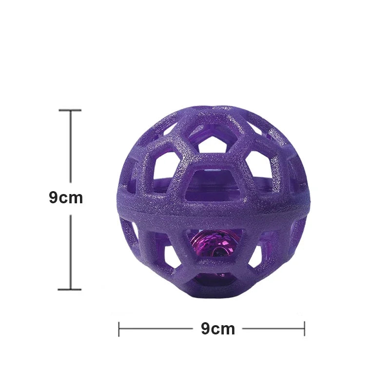 CANBOUN Pet Dog Toys Cat Puppy Sounding Toy Polka Squeaky Tooth Cleaning Ball