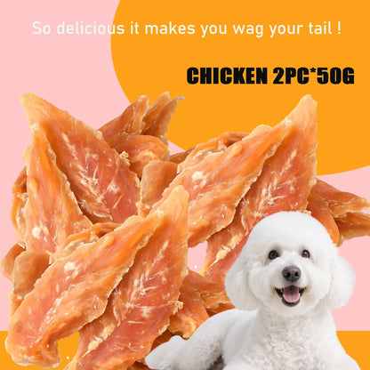 Chicken Jerky Dog Treats, Made with 100% Real Chicken Breast