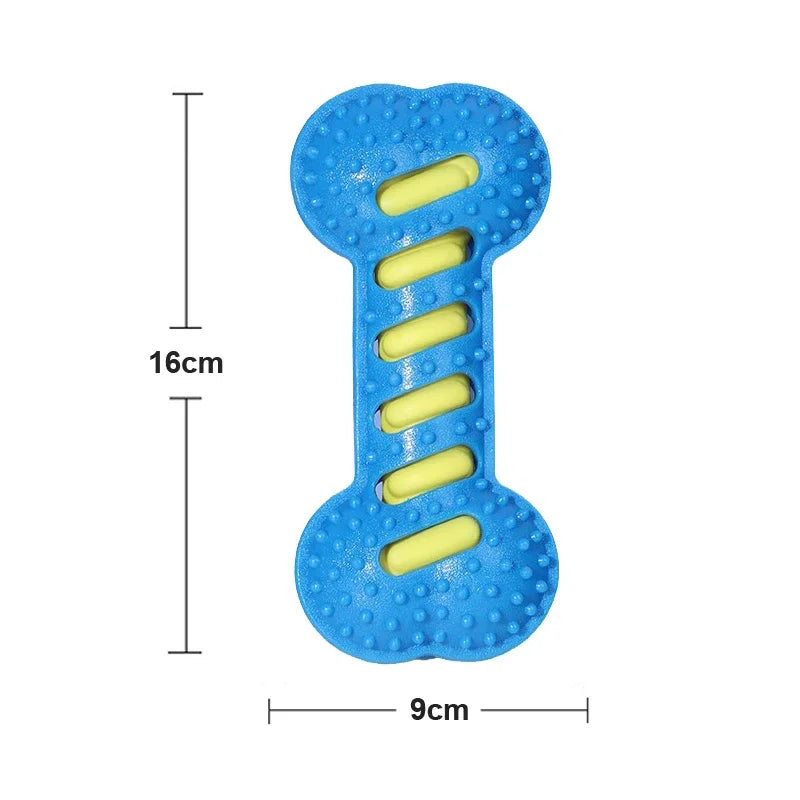 CANBOUN Pet Dog Toys Cat Puppy Sounding Toy Polka Squeaky Tooth Cleaning Ball