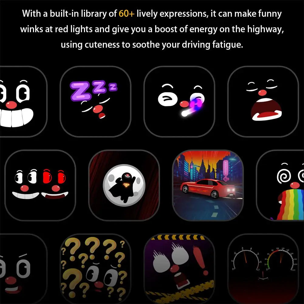 Car Intelligent Robot Mounted Toys Accessories Electronic Pets, Fashion Companions