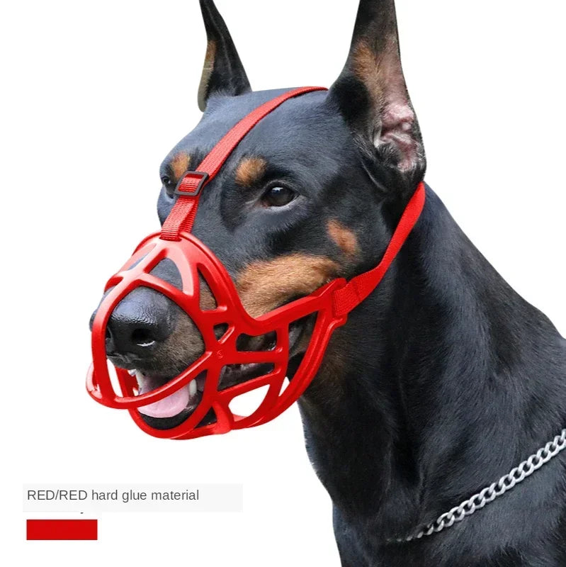 Medium and Large Dog Muzzle Golden Retriever Labrador Doberman Breathable Mouth Cover Dogs Accessories Pet Supplies