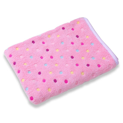Soft and Fluffy High Quality Pet Blanket Cute Star Print Pet Mat Warm and Comfortable Pet Blanket for Dogs and Cats Pet Supplies