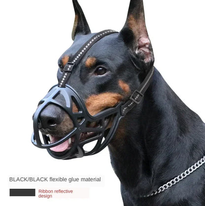 Medium and Large Dog Muzzle Golden Retriever Labrador Doberman Breathable Mouth Cover Dogs Accessories Pet Supplies