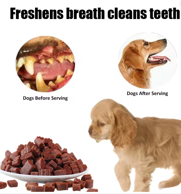 Diced Beef Particles Appetising Digestive Nutritious Delicious Chewy Training Rewards for Adult Dog Puppies Premium Beef Snack