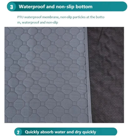 Winter Dog Pee Pad Reusable Washable Dog Urine Mat Car Seat Floor Sofa Waterproof Absorbent Puppy Cat Training Pet Supplies