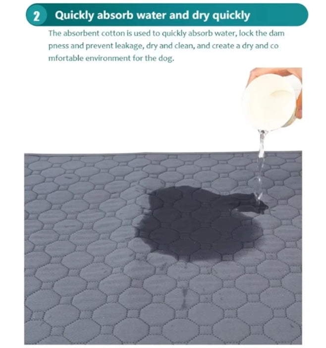 Winter Dog Pee Pad Reusable Washable Dog Urine Mat Car Seat Floor Sofa Waterproof Absorbent Puppy Cat Training Pet Supplies