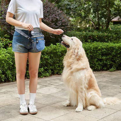 Portable Dog Food Bag Multi-functional Pet Training Snack
