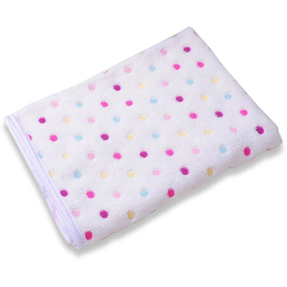 Soft and Fluffy High Quality Pet Blanket Cute Star Print Pet Mat Warm and Comfortable Pet Blanket for Dogs and Cats Pet Supplies