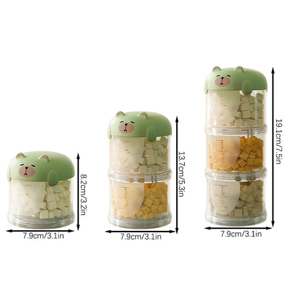 Portable Pet Food Container For Travel Waterproof Pet Food Storage Container Pet Supply