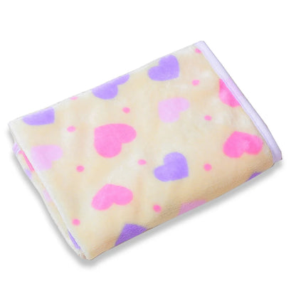 Soft and Fluffy High Quality Pet Blanket Cute Star Print Pet Mat Warm and Comfortable Pet Blanket for Dogs and Cats Pet Supplies