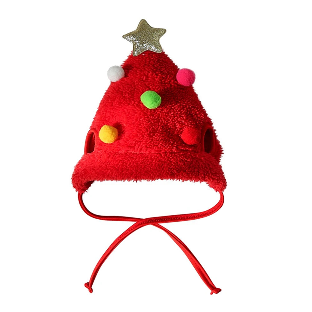 Christmas Pet Hat Cute Antlers Saliva Towel for Dog Cat Dress Up Supplies Lovely Design Autumn Winter Clothes Pet Accessory