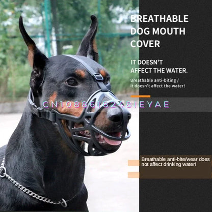Medium and Large Dog Muzzle Golden Retriever Labrador Doberman Breathable Mouth Cover Dogs Accessories Pet Supplies