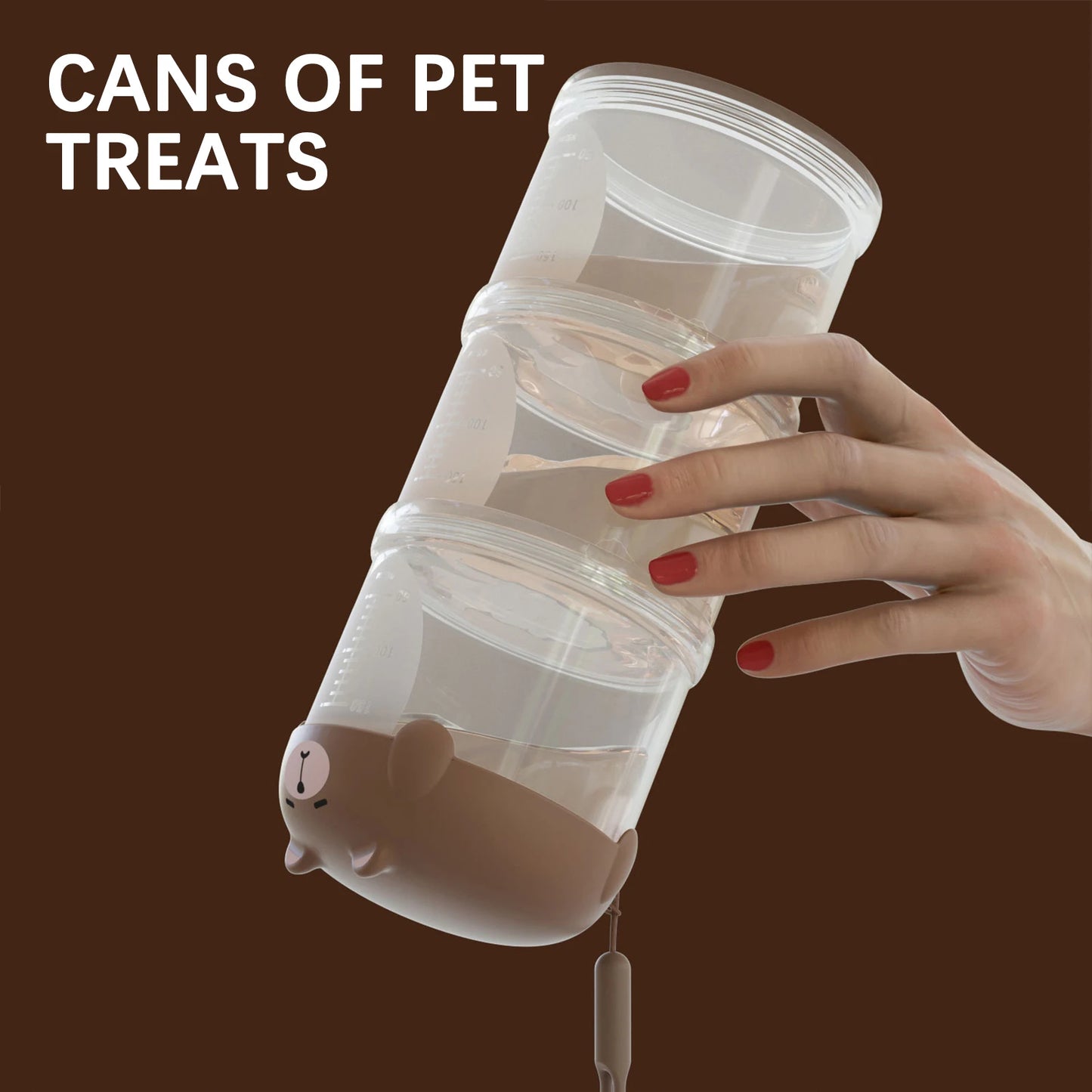 Portable Pet Food Container For Travel Waterproof Pet Food Storage Container Pet Supply