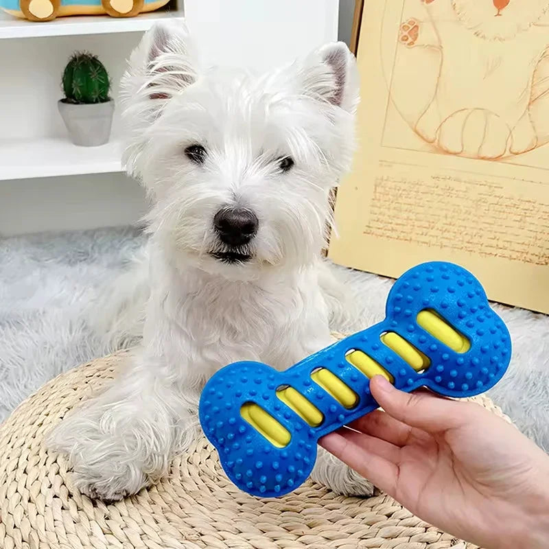 CANBOUN Pet Dog Toys Cat Puppy Sounding Toy Polka Squeaky Tooth Cleaning Ball