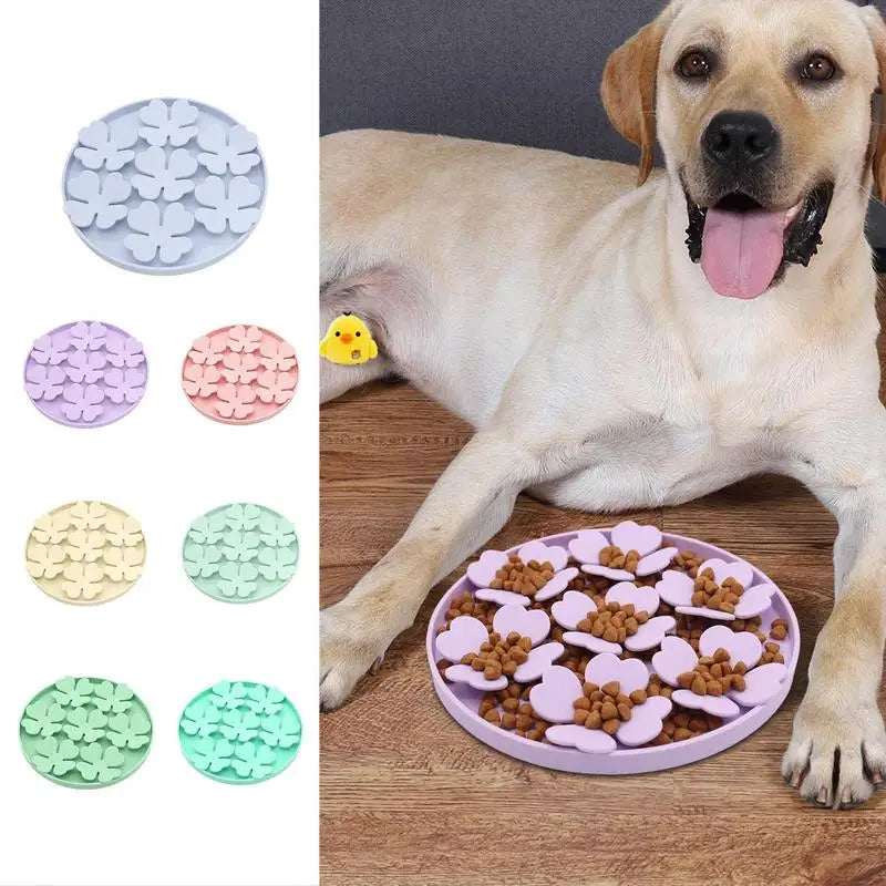 Dog Lick Mat Dogs Cats Slow Food Bowls With Suction Cup