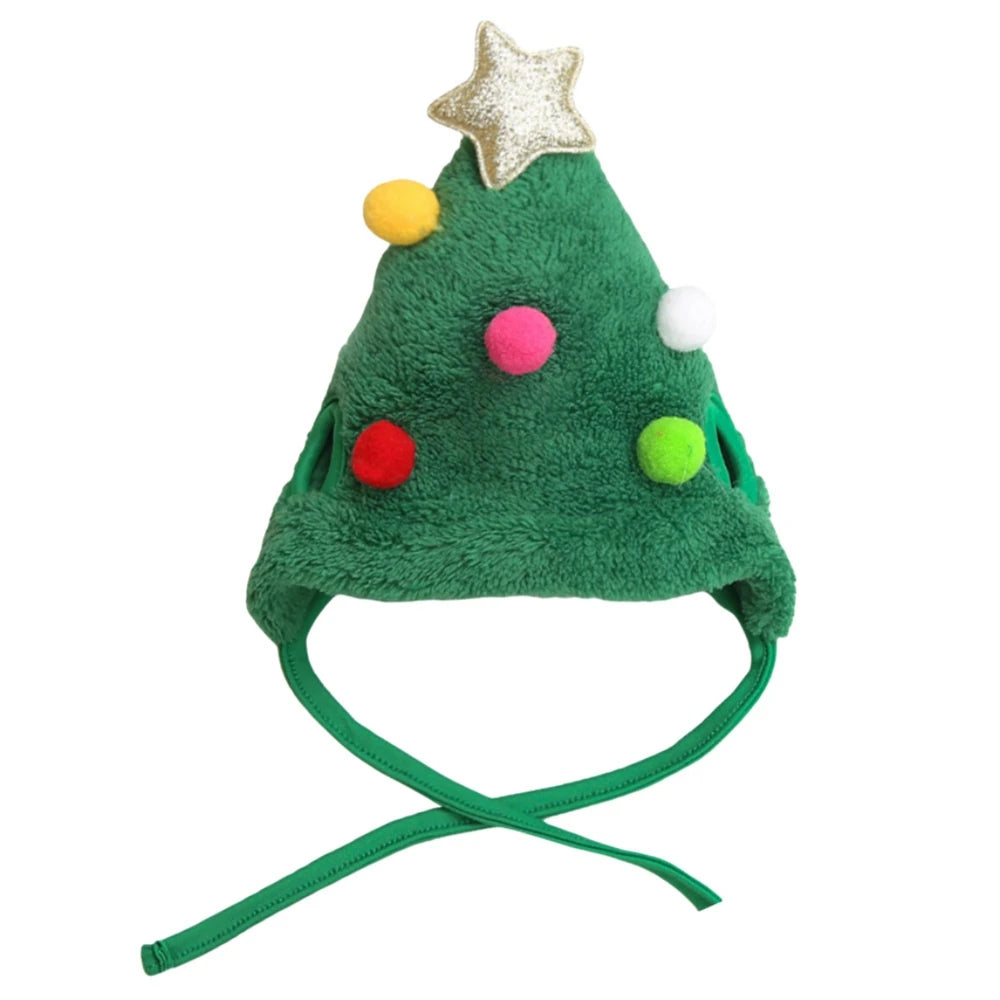 Christmas Pet Hat Cute Antlers Saliva Towel for Dog Cat Dress Up Supplies Lovely Design Autumn Winter Clothes Pet Accessory