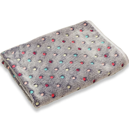 Soft and Fluffy High Quality Pet Blanket Cute Star Print Pet Mat Warm and Comfortable Pet Blanket for Dogs and Cats Pet Supplies
